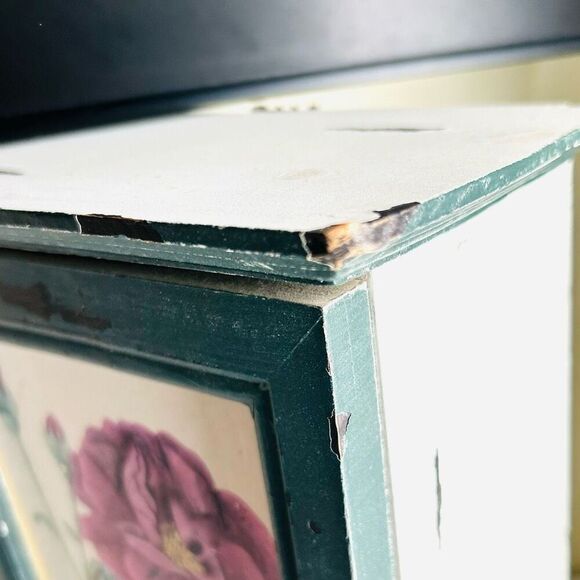 Rose Cottage French Farm Small Wall Table Cabinet - Picture 7 of 8